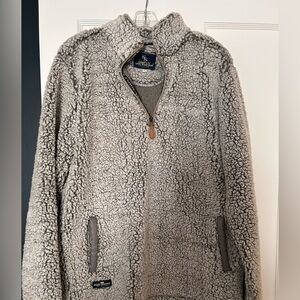 Simply Southern Light Gray Sherpa pullover